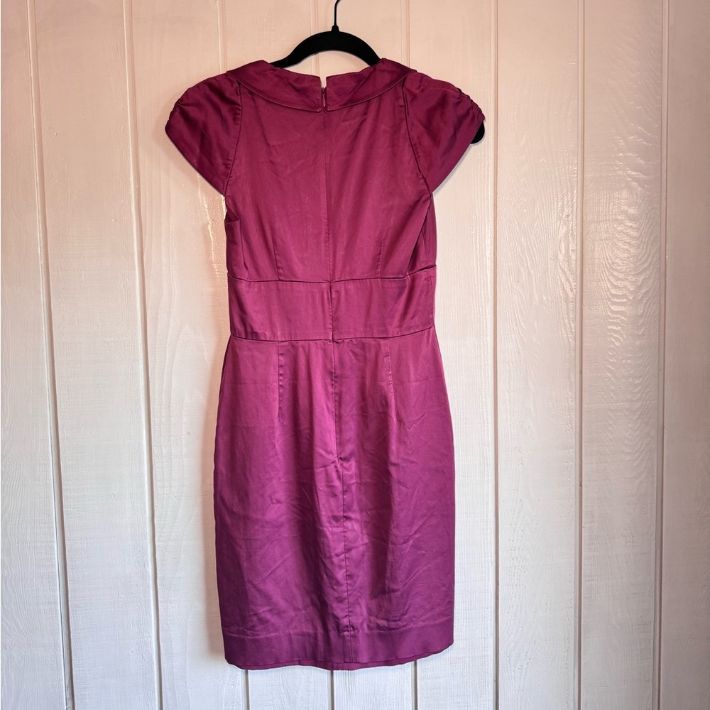 Kay Unger 2000’s Magenta Mini Dress - Picture 3 of 5